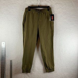 Bass Outdoor Pants Women's Medium Olive Green‎ Forever Travel Drawstring S7817
